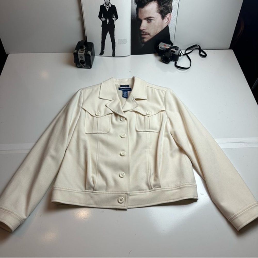 Evan Picone Women's Cream Blazer